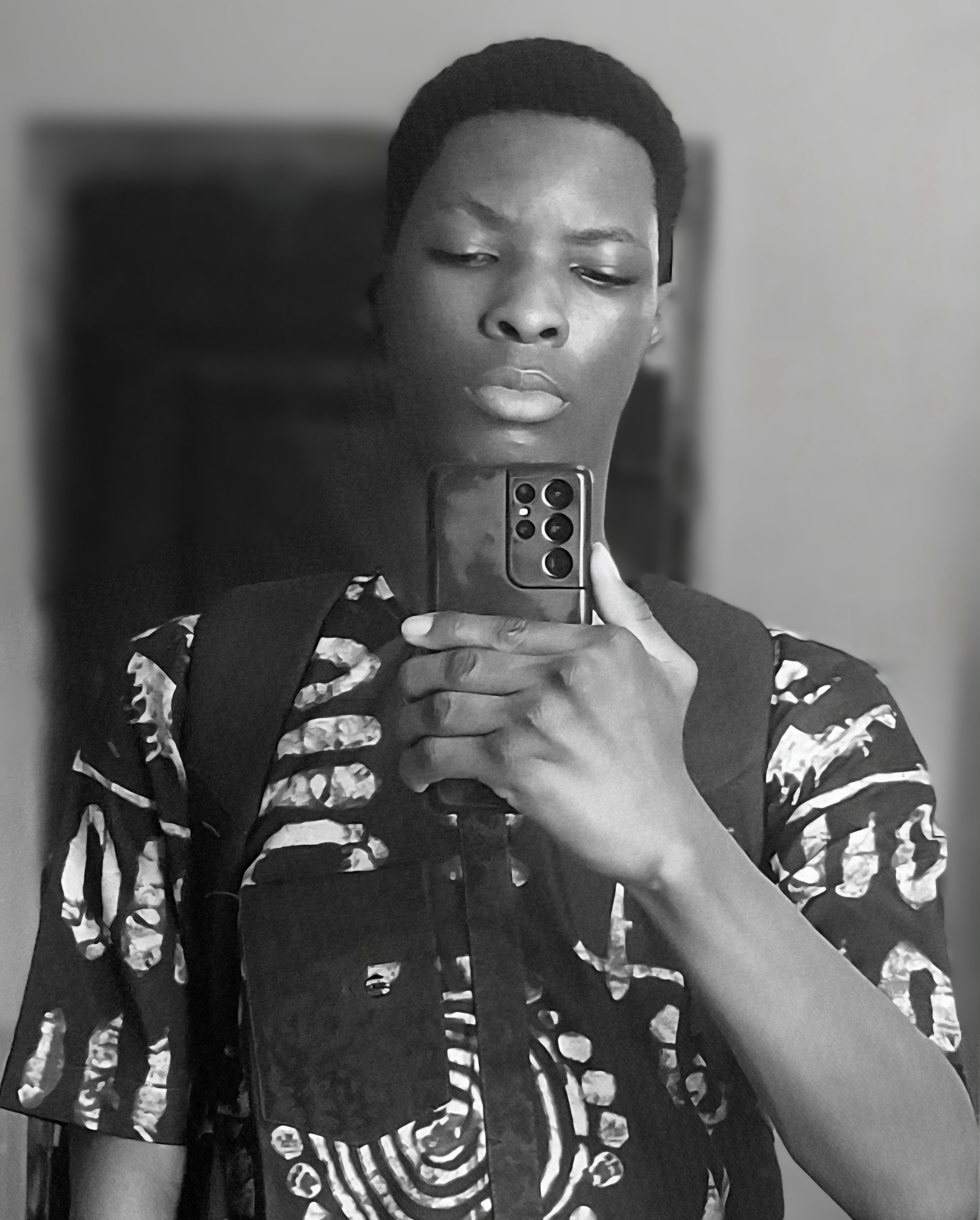 Ojo Oluwadamilare Samuel - Sleek Mirror Portrait Studio Photo